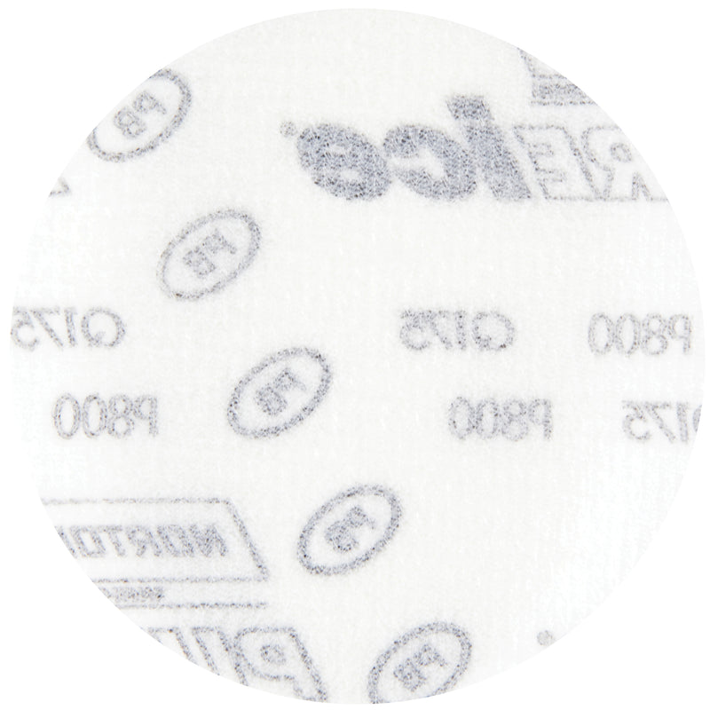 Norton Abrasives Norton Pure Ice 88704 Q175 Series Non-Vacuum Sanding Disc, 3 in Dia, P1500 Grit, Bl
