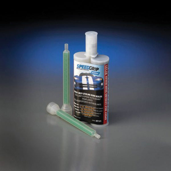 Norton Abrasives Norton Speed Grip 97121 Self-Leveling Seam Sealer, 220 mL Cartridge, Black, Liquid,