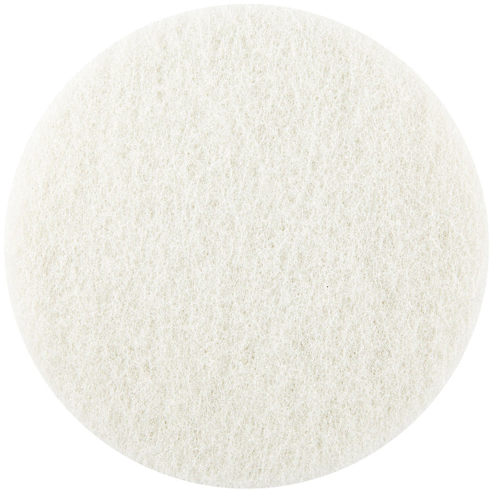Norton Bear-Tex 98087 Non-Woven Back-Up Pad Disc, 6 in — White