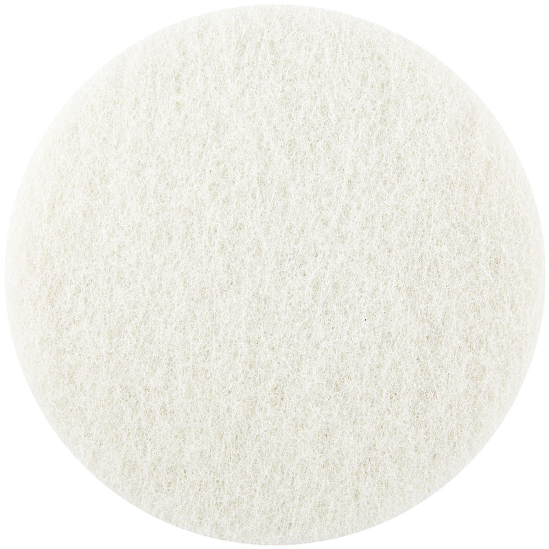 Bear-Tex 98087 Back-Up Pad Disc 6 in White Fiber