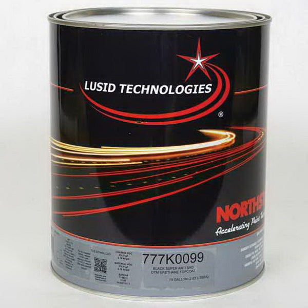 Northstar 777K00993/4G Anti-Sag Top Coat, 0.75 gal Can, Jet Black