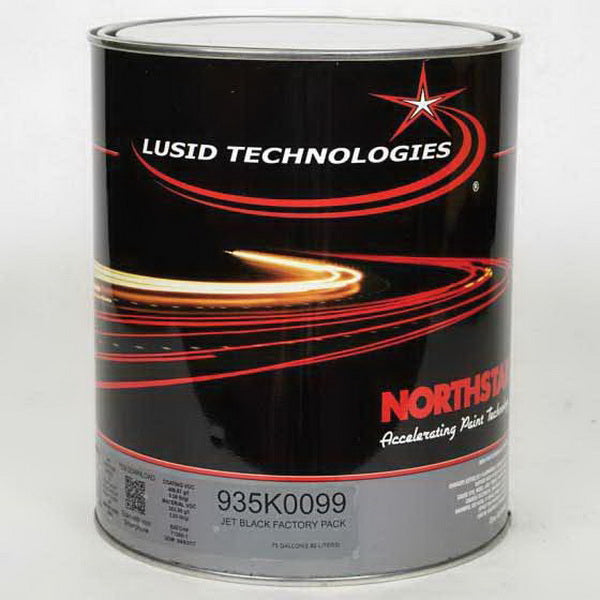 North Star Northstar 935K00993/4G Factory Pack, 0.75 gal Can, Black, 3.39 lb/gal VOC