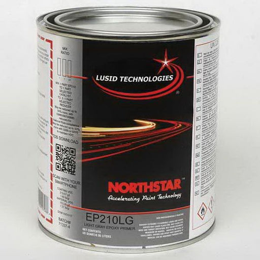 North Star Northstar EP210LG(Q) High Build Epoxy Primer, 1 qt Can, Light Gray, 218.1 g/L VOC, 1:1 Mi