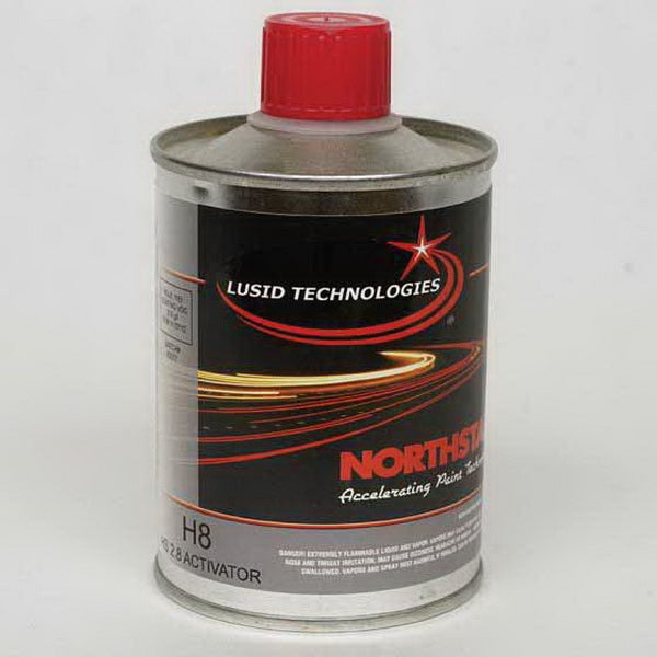 North Star Northstar H8(H) High Solid Medium 2.8 VOC Activator, 1/2 pt Can, Clear, Liquid