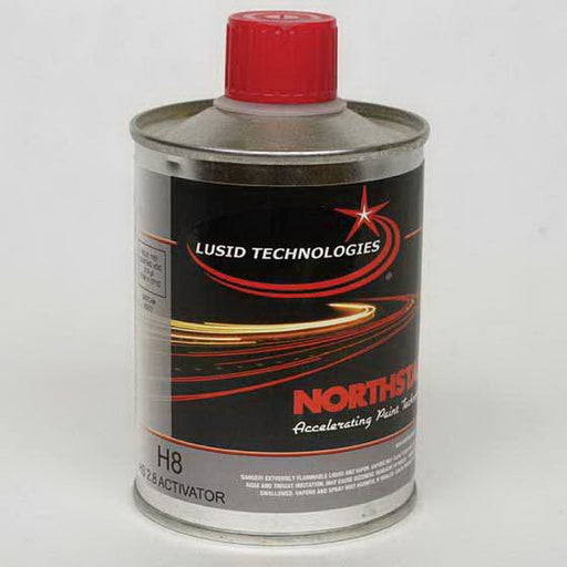 North Star Northstar H8(H) High Solid Medium 2.8 VOC Activator, 1/2 pt Can, Clear, Liquid