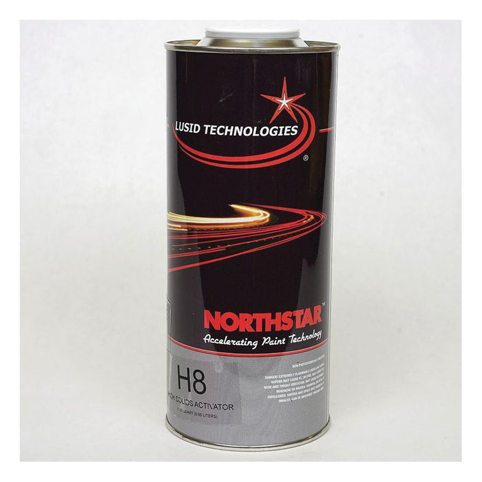 North Star Northstar H8(Q) High Solid Medium 2.8 VOC Activator, 1 qt Can, Clear, Liquid