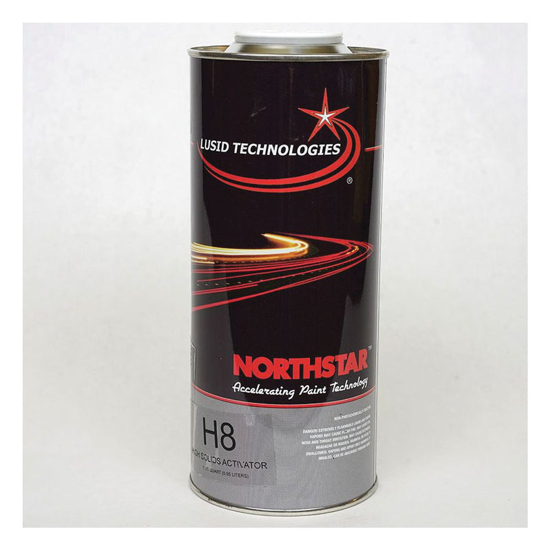 North Star Northstar H8(Q) High Solid Medium 2.8 VOC Activator, 1 qt Can, Clear, Liquid
