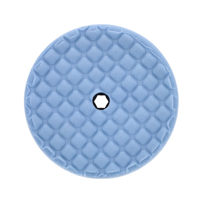 Norton Revive Products REVvive 91312 Double Sided CCS Waffle Finishing Pad, 8 in Dia, Foam Pad, Blue