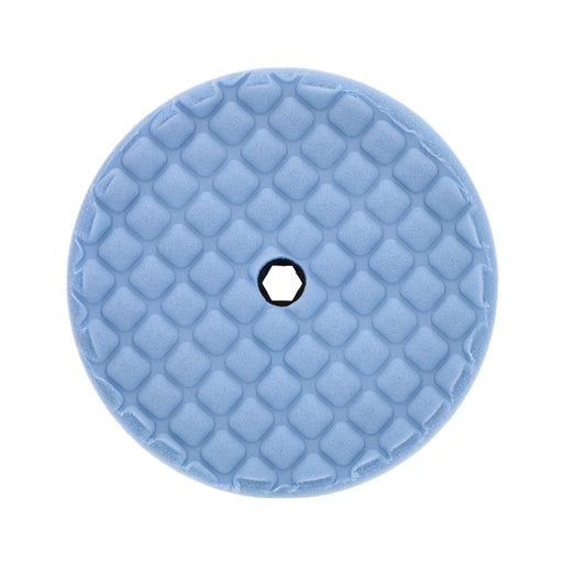Norton Revive Products REVvive 91312 Double Sided CCS Waffle Finishing Pad, 8 in Dia, Foam Pad, Blue