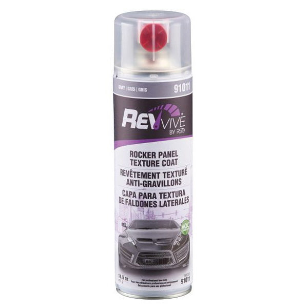 Norton Revive Products REVvive 91011 Rocker Panel Texture Coat, 13.2 oz Aerosol Can, Gray, 3 to 4 hr