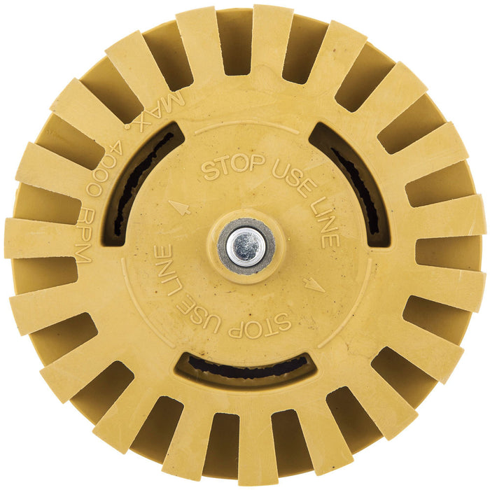 Norton Revive Products REVvive 91380 Premium Eraser Wheel, 4 in Dia x 1 in THK Wheel, 5/16 in - 24 T