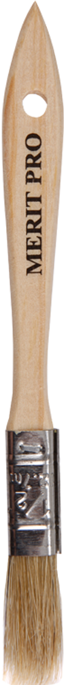 Oak Products National Oak Merit Pro 1601 Chip Brush, 1/2 in, 100% China Bristle, Wood Handle