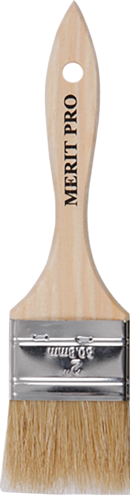 Oak Products National Oak Merit Pro 1604 Chip Brush, 2 in, 100% China Bristle, Wood Handle