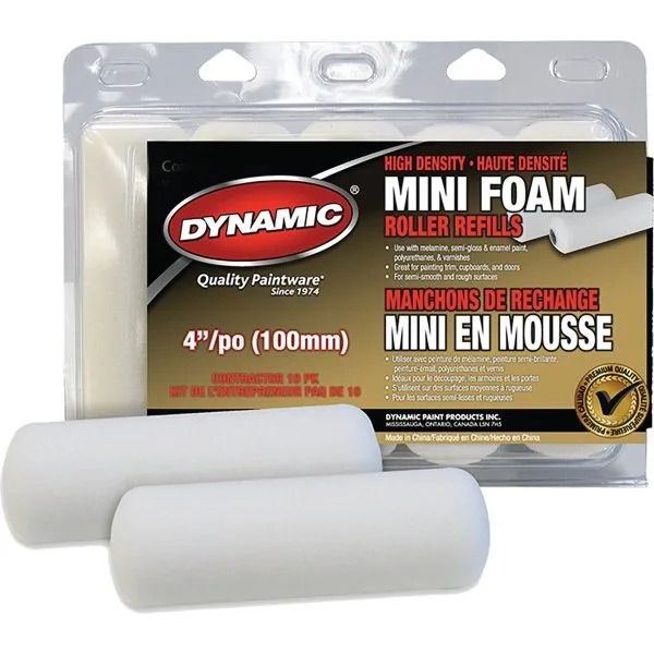 HM005314 100MM (4") MINI FOAM REFILL 10PK