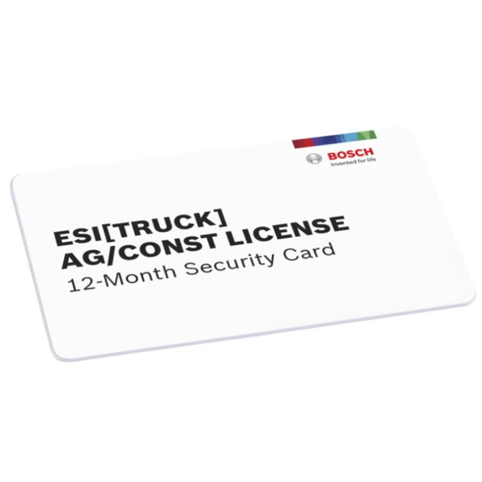 OTC Tools truck 1-year Off-Highway Software License