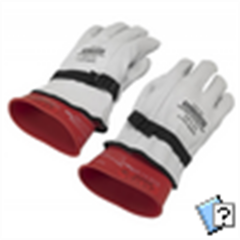 Tools Large Hybrid High Voltage Electric Safety Gloves 3991-12 - Leather Outer Protector, ASTM