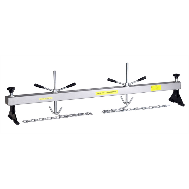 Tools Engine Support Bar 4324 - 1100 lb Capacity, Adjustable 57" × 27" Width, Two Hooks