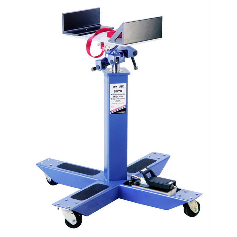 Tools 5078 High-Lift Transmission Jack 2,000 lb with 41-½" Minimum Height and Foot-Pump