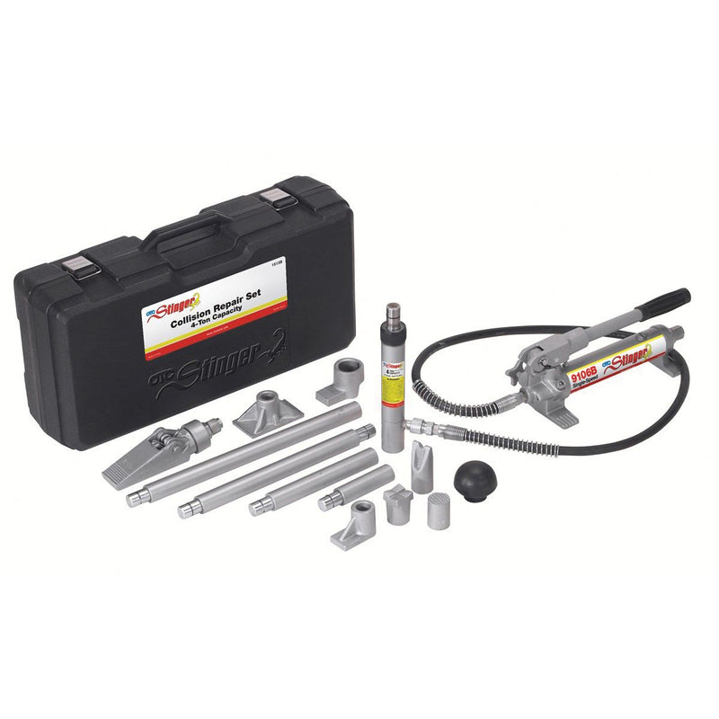 1513B 4 ton Hydraulic Collision Repair Set, 23.85 in L x 13-1/2 in W x 7 in H, Silver