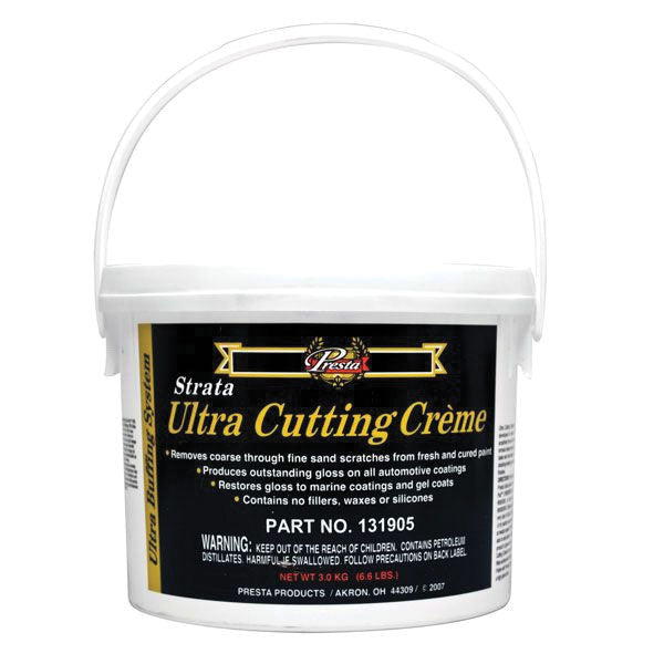 Presta Ultra Cutting Creme 131905 3 kg Yellow Tub