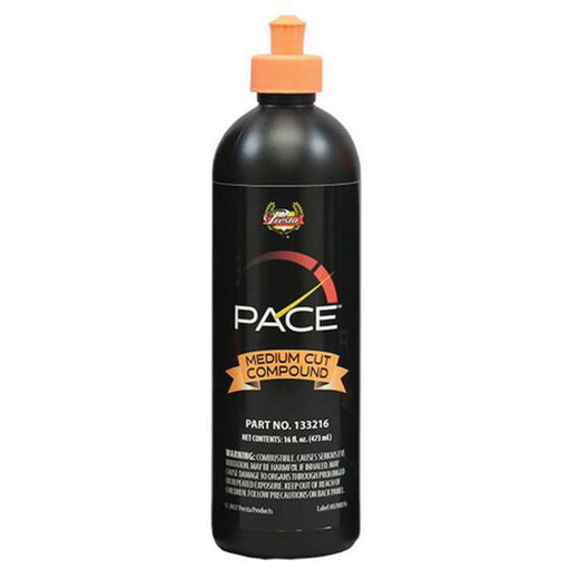 Presta Products Presta PACE 133232 Medium Cut Compound, 32 oz Bottle, Light Orange