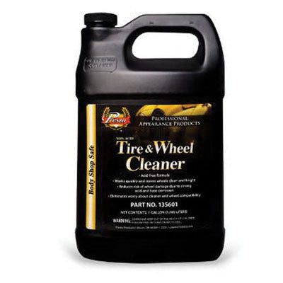 Presta Products Presta 135601 Non-Acid Tire and Wheel Cleaner, 1 gal, Can, Colourless to Light Yello