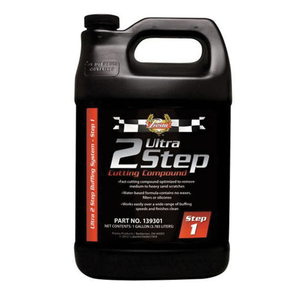 Presta Products Presta Ultra 2 Step 139301 Cutting Compound, 1 gal Can, Tan