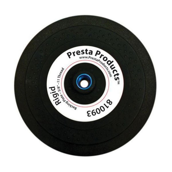 Presta Products Presta 810093 Rigid Pad Backing Plate, Use With: Beveled Foam Pads (Hook and Loop)