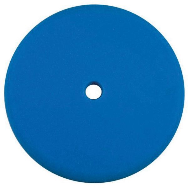 Presta Soft Polishing Foam Pad 890145, 8-1/2 in Dia, 1-1/2 in Thick, Blue, Hook-and-Loop