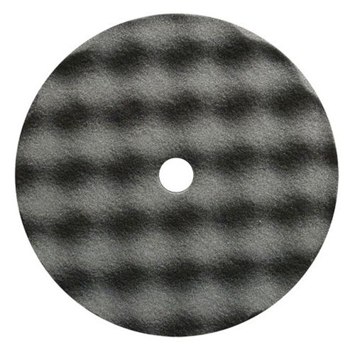 Presta Foam Polish Pad 890172, 8-1/2 in Dia, 1-1/2 in Thick, Gray, Hook-and-Loop