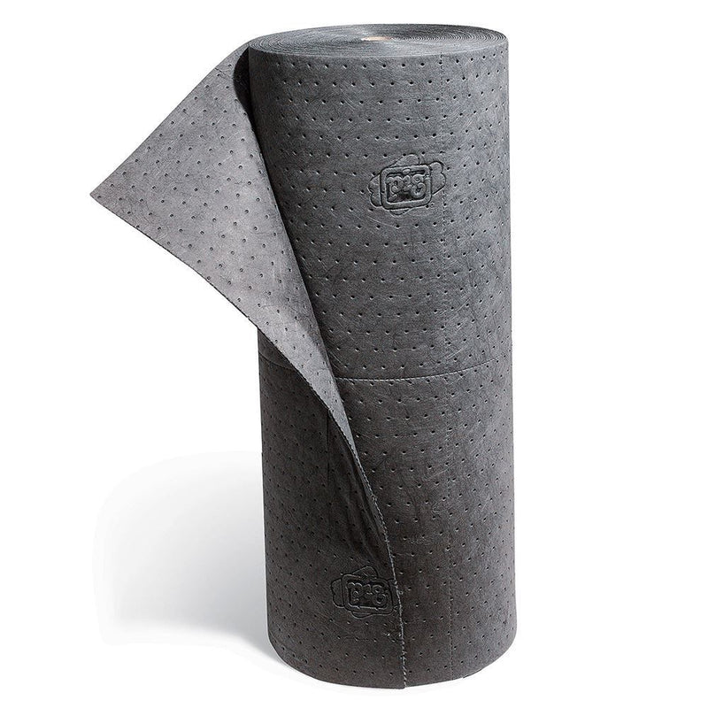 Pig 25800 Medium Weight Absorbent Mat Roll, 50 ft L x 32 in W, Blue