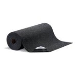 New Pig Pig GRP36200-BK Floor Mat, 100 ft L x 36 in Width, Up to 8 gal Absorption Capacity — Black