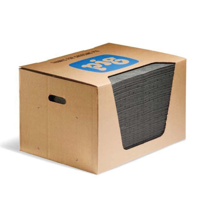 NEW PIG CORPORATION Pig MAT135 Lightweight Absorbent Mat Pad in Dispenser Box, 20 in L x 15 in W, Up — view 4