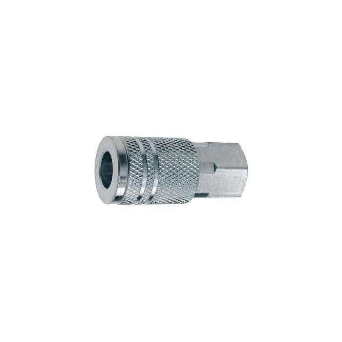 Plews - Edelmann Amflo C20 I/M-Style Coupler, 1/4 in, FNPT, Steel