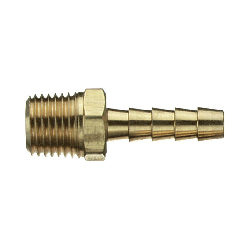 Amflo 406 Hose Barb, 1/4 in, MNPT, Brass