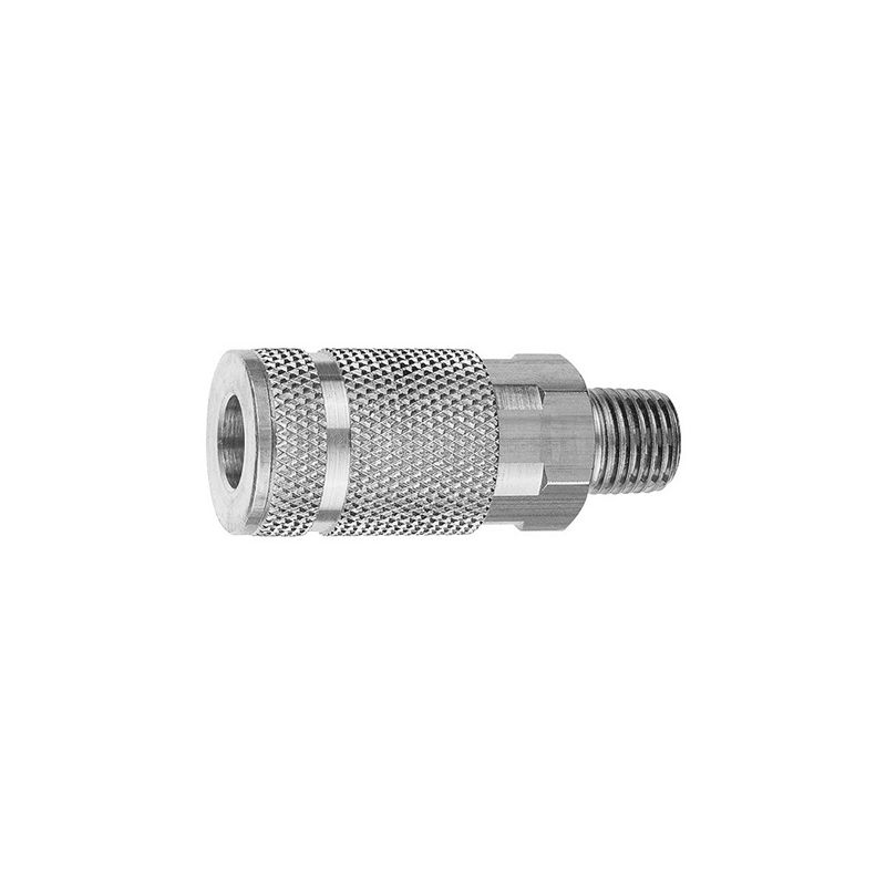 Plews Edelmann Amflo® C37 A-Style Coupler 1/4 in MNPT Steel