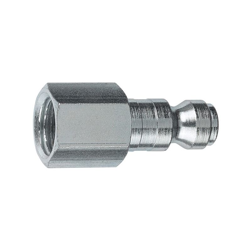 Amflo CP2 T-Style Coupler Plug Female 1/4 in FNPT Steel - Part CP2
