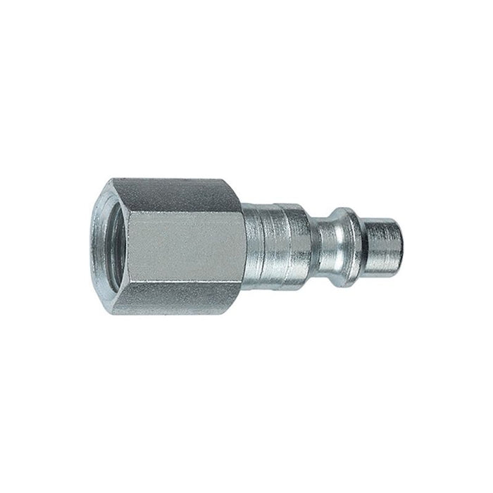 Plews - Edelmann Amflo CP21 I/M-Style Coupler Plug, 1/4 in, FNPT, Steel