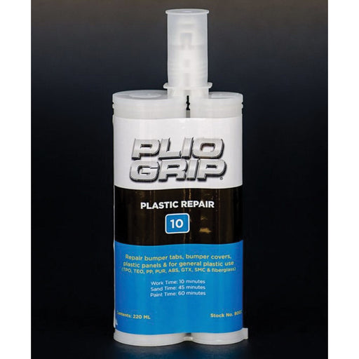Plio-Grip Plastic Repair 10 8002 Plastic Repair, 220 mL Cartridge, Beige (Part A), Black (Part B)