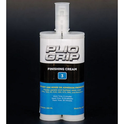 Plio-Grip 8003 Plastic Repair Finishing Cream, 220 mL Cartridge, Blue (Part A), Yelloe (Part B)