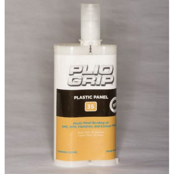 Plastic Panel 35 Adhesive 8035 400 mL Cartridge, Beige/Green Two-Component