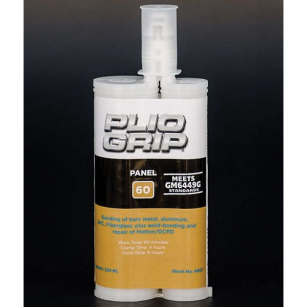 Plio-Grip Panel 60 8007 Plastic Panel Bonding, 220 mL Cartridge, White (Part A), Tan (Part B)