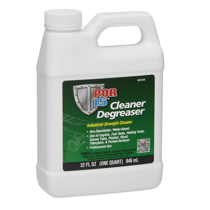 POR-15 40104 Cleaner Degreaser, 1 qt Can, Clear, 4:1 to 10:1 with Water — view 3