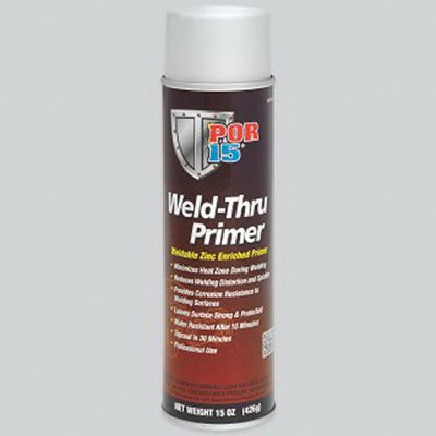 POR-15 41418 Weldable Zinc Enriched Primer, 15 oz Aerosol Can, Light Gray, Gas