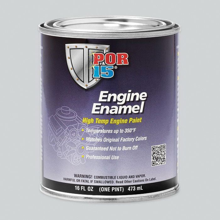 42008 High Temperature Engine Enamel Paint, 1 pt Can, Gloss Aluminum, Liquid, 30 to 60 min Cu