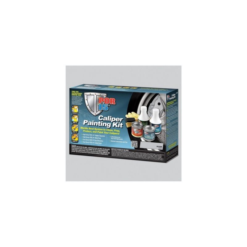 POR-15 42539 Caliper Painting Kit, Gloss, Silver — view 2