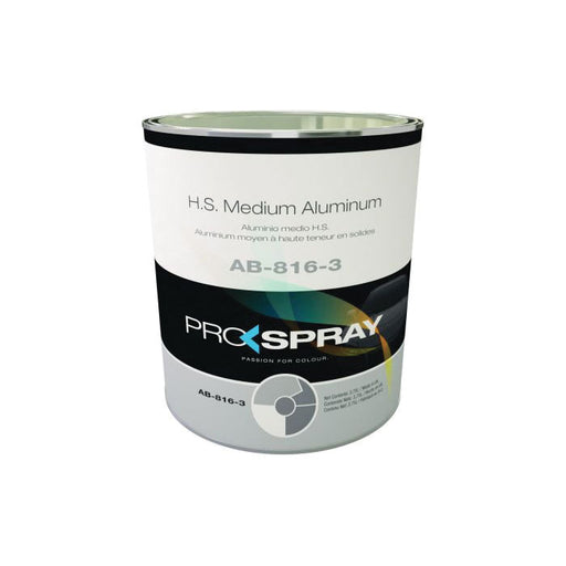 Pro-Spray European Automotive Finishes AB-816-3 Medium HS Toner, 3 L, Metallic Aluminum