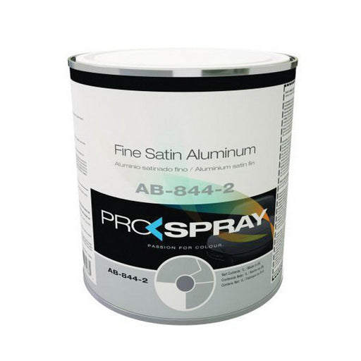 Pro-Spray European Automotive Finishes AB-844-2 Mixing Toner, 1 L Can, Fine Satin Aluminum