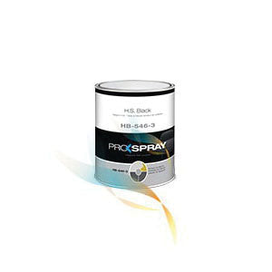 Pro-Spray European Automotive Finishes BC-454-3 Solvent Basecoat, 3 gal, Deep Jet Black, 6.4 lb/gal