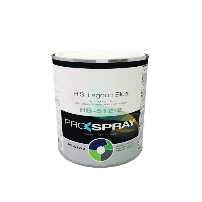 Pro-Spray European Automotive Finishes HB-512-2 HS Toner, 1 L Can, Lagoon Blue